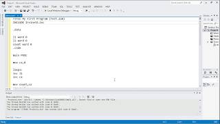 Assembly language Nested Loops [upl. by Ames588]