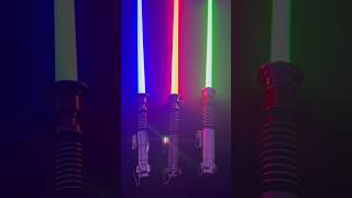 Star wars neopixel lightsaber comparison imperial workshop revenant kyber sabers luke hasbro luke [upl. by Winzler]