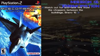 Ace Combat 4 PS2 Walkthrough  Mission 15 Emancipation [upl. by Okoy]