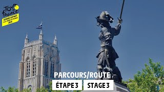 ParcoursRoute  Stage 3  Tour de France 2025 [upl. by Smart528]