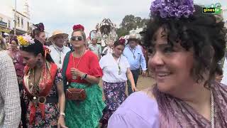 Rocío de Gines 2023 Sábado de presentación ante la Matriz de Almonte COMPLETO [upl. by Nottnerb]