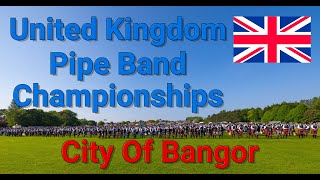 United Kingdom Pipe Band Championships in City of Bangor [upl. by Encratis]