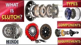 What is Clutch  Types Components and Requirements in Hindi [upl. by Yerahcaz]