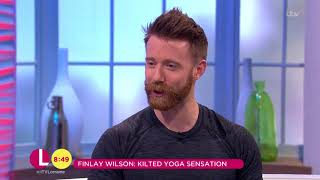 Finlay Wilson the Kilted Yoga Sensation  Lorraine [upl. by Aidan]