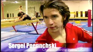 Sergei Poennchski  USA Olympics Gymnastics Instructor Funny gymnast Interview [upl. by Tatiania]