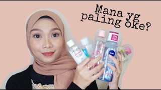 5 BRAND MICELLAR WATER YANG PERNAH KU COBA [upl. by Herrera]