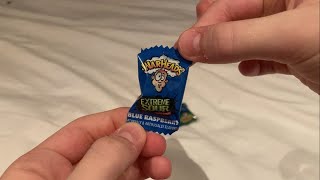 4 Warheads Extreme Sour Candy Unboxing Unwrapping 2024 [upl. by Nomolas]