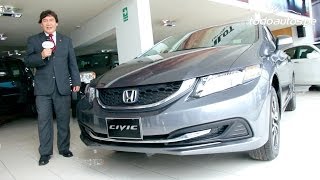 Honda Civic 2014 presentado por FastLane  Video en Full HD  Todoautospe [upl. by Gayler]