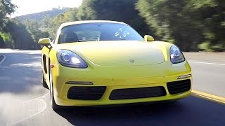 2017 Porsche 718 Boxster amp Cayman  Review and Road Test [upl. by Nibbs]