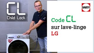 Mon lave linge LG affiche le code CL [upl. by Aidua666]