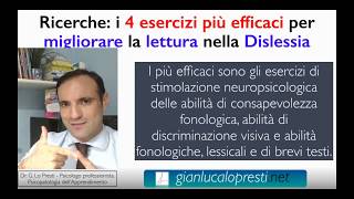 4 esercizi più efficaci di lettura nella dislessia [upl. by Odranar]