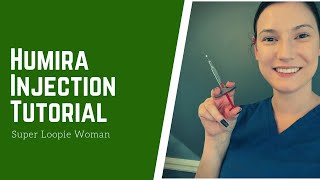 Humira Biologic Tutorial  Self Injection Education Guide  How To Instructions [upl. by Nwahsel]