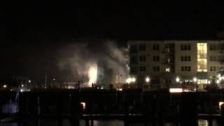 Dewey Beach Hyatt Place Fire April 23 2020 [upl. by Idnahc]