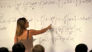 Math 2B Calculus Lecture 12 Trigonometric Substitution [upl. by Leopoldine]