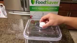 FoodSaver Quick Marinator Review [upl. by Brunk95]