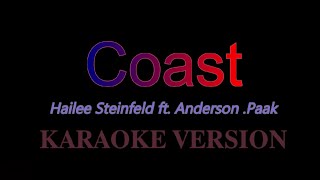 Coast  Hailee Steinfeld feat Anderson Paak Karaoke Version Instrumental [upl. by Annia]