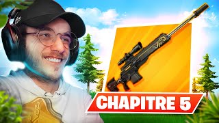 Je DÉCOUVRE le NOUVEAU SNIPER sur FORTNITE  Découverte CHAPITRE 5 [upl. by Allehcram339]