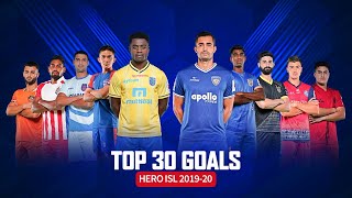 Top 30 goals from Hero ISL 201920 Season [upl. by Lucas831]