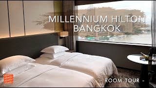 Millennium Hilton Bangkok 4K Riverside Staycation  Room Tour [upl. by Millian878]