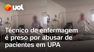 Técnico de enfermagem é preso por abusar de pacientes inconscientes e filmar os crimes em UPA no PR [upl. by Cristi]