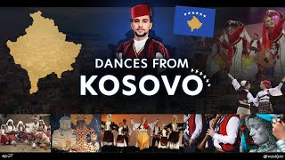 Kosovo 🇽🇰 • Folk dances in 10 minutes  Valle kosovare Vasílis [upl. by Hsihsa]