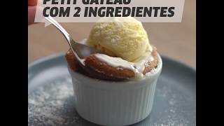 Petit gateu de Nutella com 2 ingredientes Receita VixHum [upl. by Vivian]