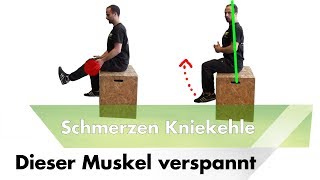 Schmerzen in der Kniekehle  Diese Übung hilft [upl. by Enoed]