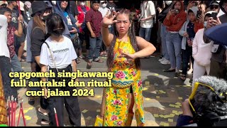 antraksi dan ritual cuci jalan pusat kota Singkawang di hadiri ratusan tatung unjuk kemampuan 2024 [upl. by Noivax]