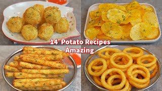 14 Amazing Potato Recipes Collections  French Fries  Potato Chip  Potato Snack Potato Sticks [upl. by Elrebmik499]