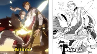 Julius vs Patry  Anime VS Manga  Black Clover Episode 92 [upl. by Yrreiht]