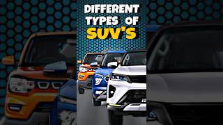 Different Types Of SUVs shorts shortfeed suv [upl. by Pazit]