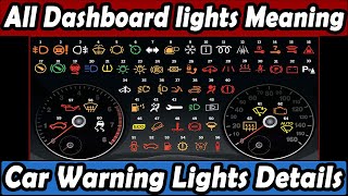 All Dashboard Lights Meaning Car Advanced Feature Symbols Car Warning Lights [upl. by Enaled258]