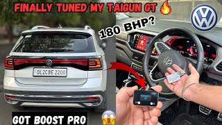 Finally TUNED My Volkswagen Taigun GT  180 BHP   Installed Got Boost Pro In Taigun GT… [upl. by Inger]