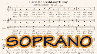 Hark the herald angels sing  Soprano Click Track [upl. by Ahearn]