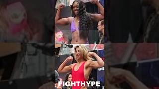 CLARESSA SHIELDS VS MARICELA CORNEJO WEIGHIN amp FINAL FACE OFF [upl. by Eilitan]