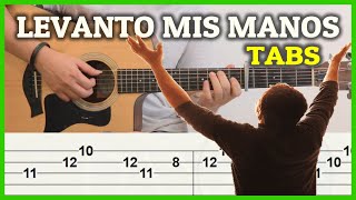 LEVANTO MIS MANOS Guitarra Tutorial  Como tocar Alabanza de Adoración Guitarra Fácil [upl. by Nnaitsirk633]