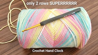 Only 2 rows ⚡️My friends will love this simple and beautiful crochet pattern [upl. by Assirak]