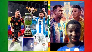 Finale Épique de la Copa América  Argentine vs Colombie  Qui soulèvera le trophée  🏆 [upl. by Atinuhs]