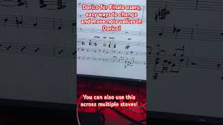 Dorico for Finale users moving and changing note values [upl. by Sterne243]