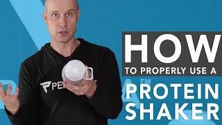 How to Properly use a protein shaker bottle 2024 [upl. by Aiynat]