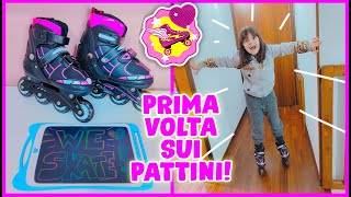 Primi passi sui pattini ⛸ WeSkate per Alyssa [upl. by Candy4]