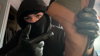 ASMR Leather Sounds and Triggers to Sleep  Personal Attention With Leather Gloves [upl. by Annaeg]