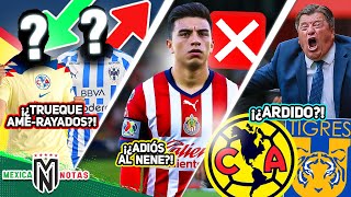 Se COCINA INCREÍBLE TRUEQUE MTYAME🔄¿SE VA el Nene Beltrán de Chivas🚨Piojo quotARDIDOquot vs AmeTig [upl. by Hna]