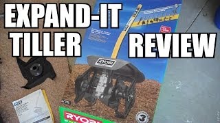 Ryobi Tiller Cultivator Expandit Attachment Review [upl. by Aires]