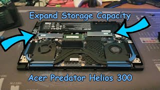 Acer Predator Helios 300 2020 Repasting Timelapse [upl. by Neumeyer]