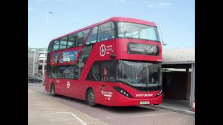 Enviro 400 City BYD Electric EV RATP Dev London Transit BCE47115e LG22AUC Journey on the Route X140 [upl. by Madi]