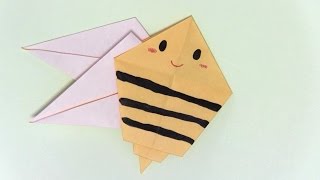 折り紙ランド Vol55 ハチの折り方 Ver2 Origami How to fold a bee Ver2 [upl. by Arnie]