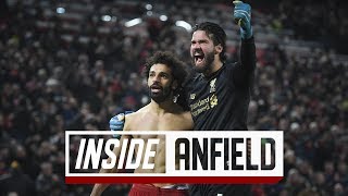 Inside Anfield Liverpool 20 Manchester United  Incredible scenes after Salahs late strike [upl. by Ranna]