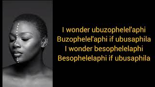 Amanda black  Sinazo lyrics [upl. by Blood]