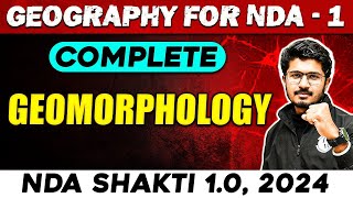 NDA Geography  Geomorphology  NDA 1 2024  Defence Wallah [upl. by Ahsilyt]